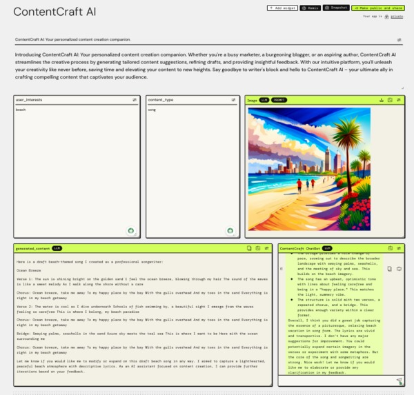 ContentCraft AI – screenshot 1