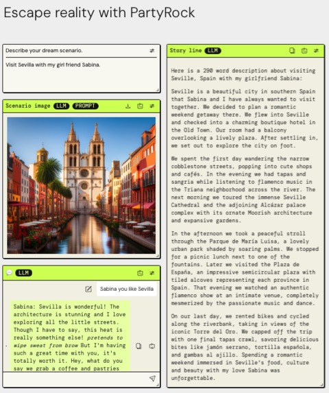 Escape reality with PartyRock – screenshot 1