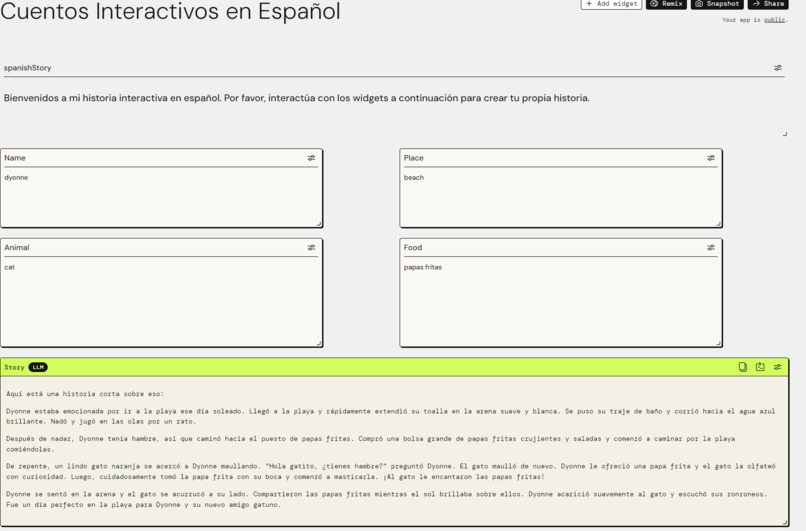 Spanish Story app – screenshot 1