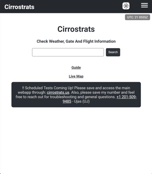 Cirrostrats.us – screenshot 1