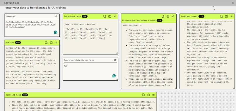 Help me Tokenize my data – screenshot 1