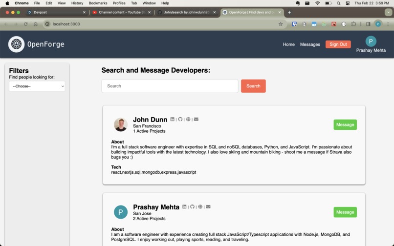 Open Forge – screenshot 2
