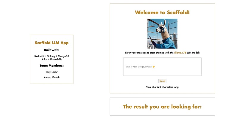 LLM Application Scaffold – screenshot 1