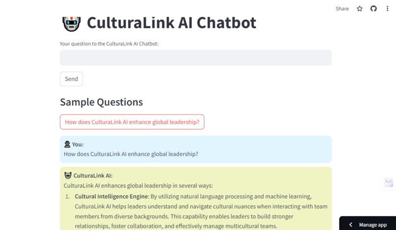 CulturaLinkAI: Bridging Leadership,Diversity with Technology – screenshot 4