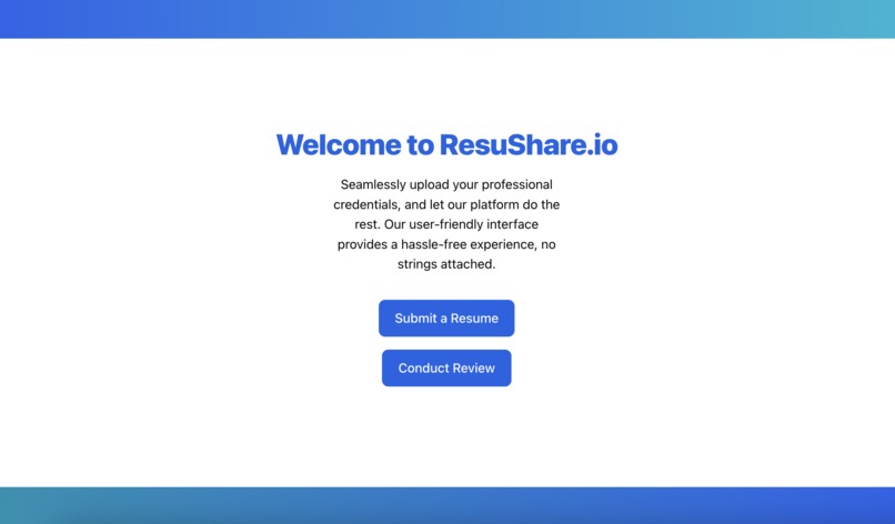 ResuShare.io – screenshot 1