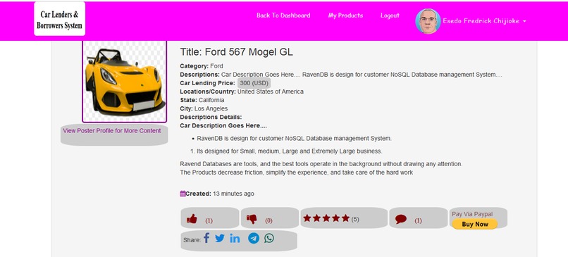 Car Lenders and Borrowers – screenshot 2