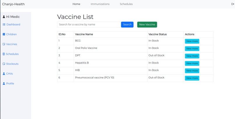 Chanjo-Health – screenshot 1