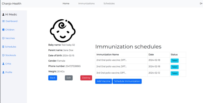 Chanjo-Health – screenshot 2
