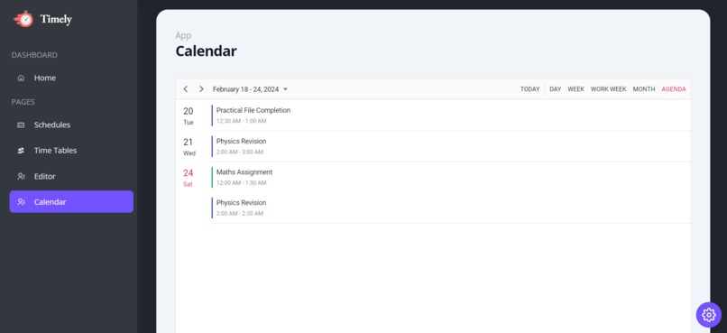 Timely – screenshot 5