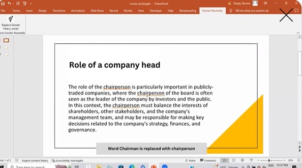 Badlaav (Making workplaces inclusive through AI) – screenshot 1