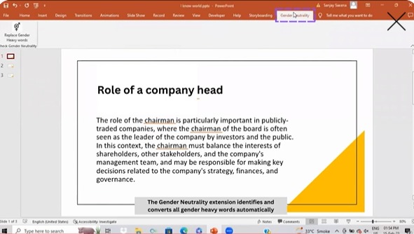 Badlaav (Making workplaces inclusive through AI) – screenshot 2