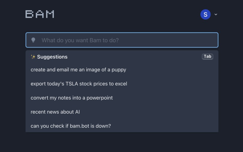 Bam – screenshot 2