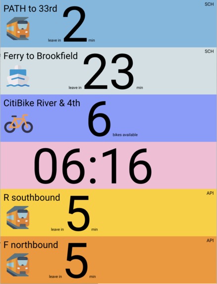 Transit Panel – screenshot 1