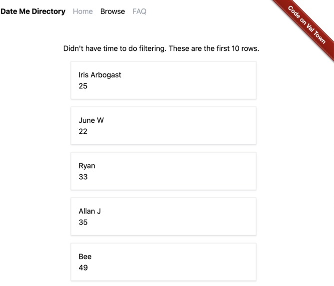 Date Me Directory – screenshot 2