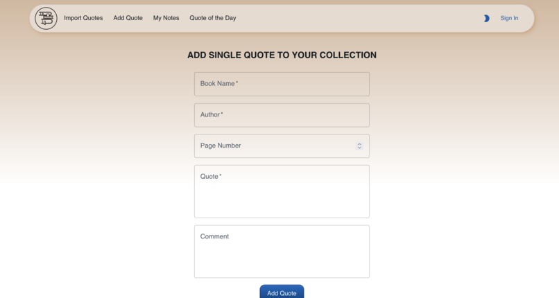 QuoteMe – screenshot 1