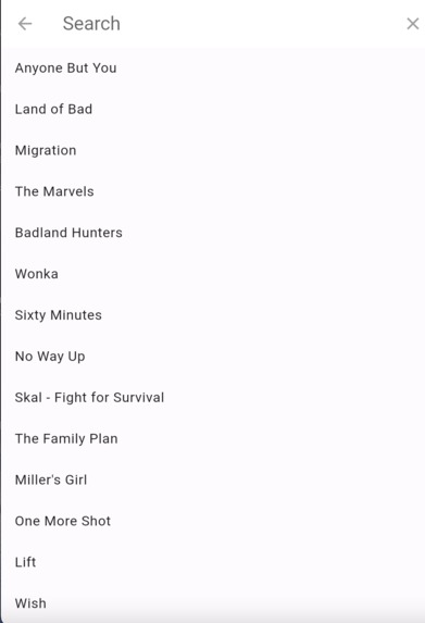 MovieFinder – screenshot 2