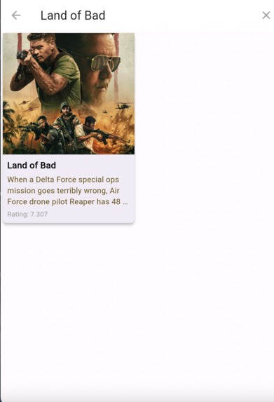 MovieFinder – screenshot 4