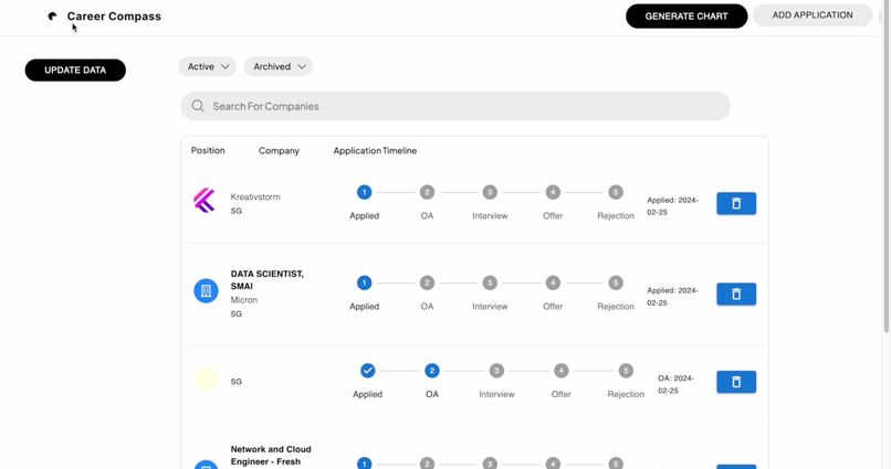CareersCompass – screenshot 1
