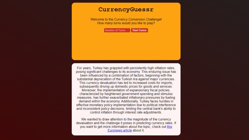 CurrencyGuessr – screenshot 1