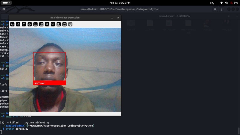 Facial Recognition System – screenshot 1