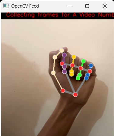 Sign Language and Gesture Recognition for Disable Persons – screenshot 2