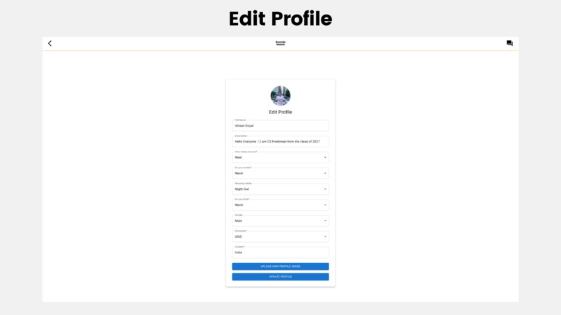 RoomieMatch: Find your perfect uni roommate with ease!  – screenshot 13