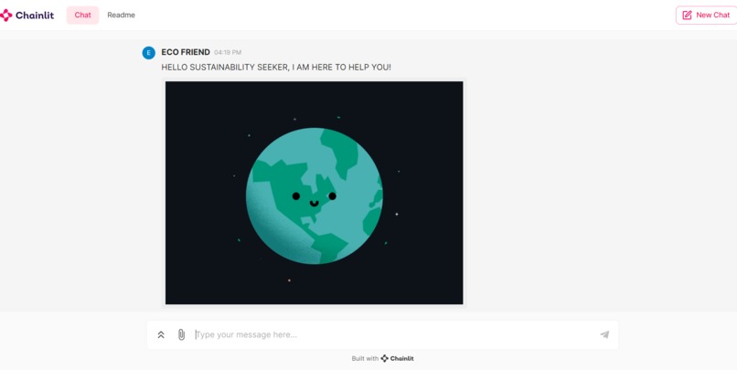 EcoCompanion Chatbot – screenshot 1