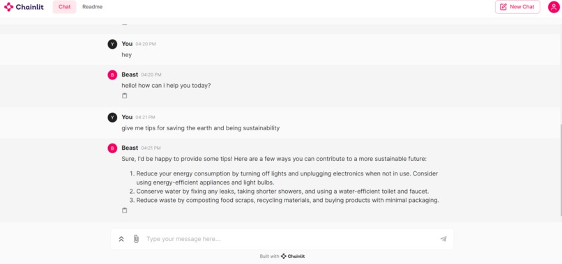 EcoCompanion Chatbot – screenshot 2