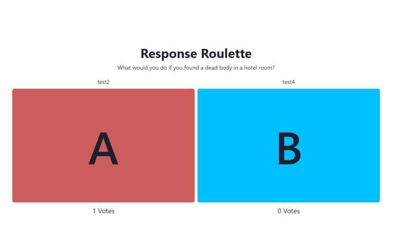 Response Roulette  – screenshot 2