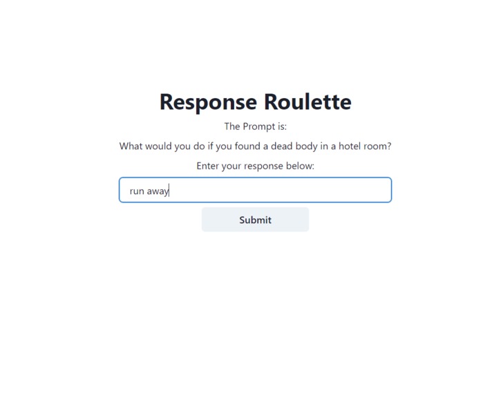 Response Roulette  – screenshot 3
