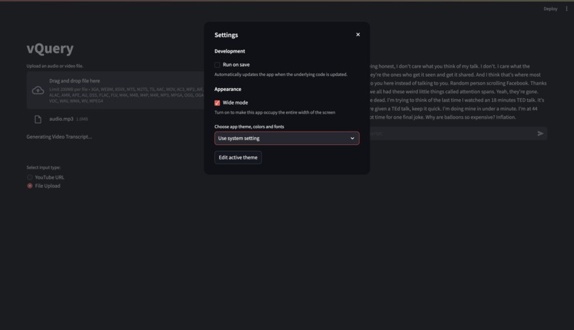 vQuery – screenshot 4