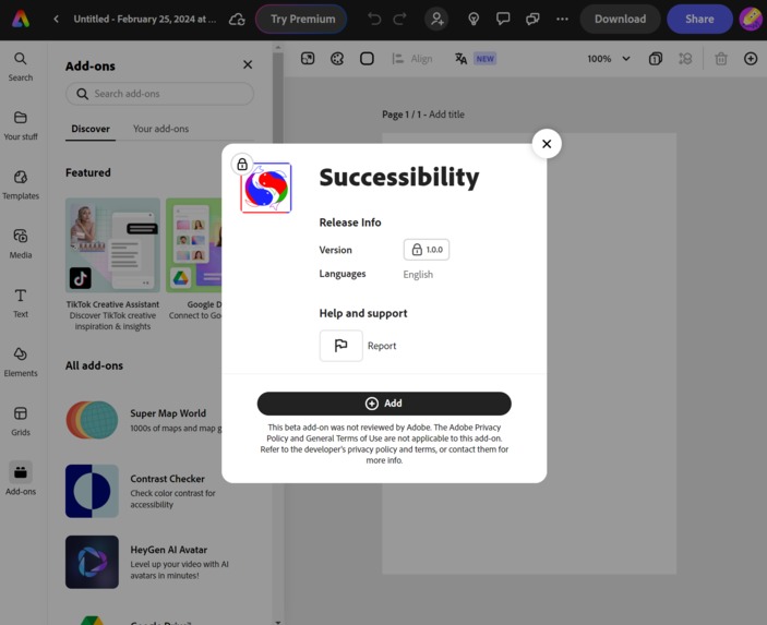 Successibility – screenshot 4