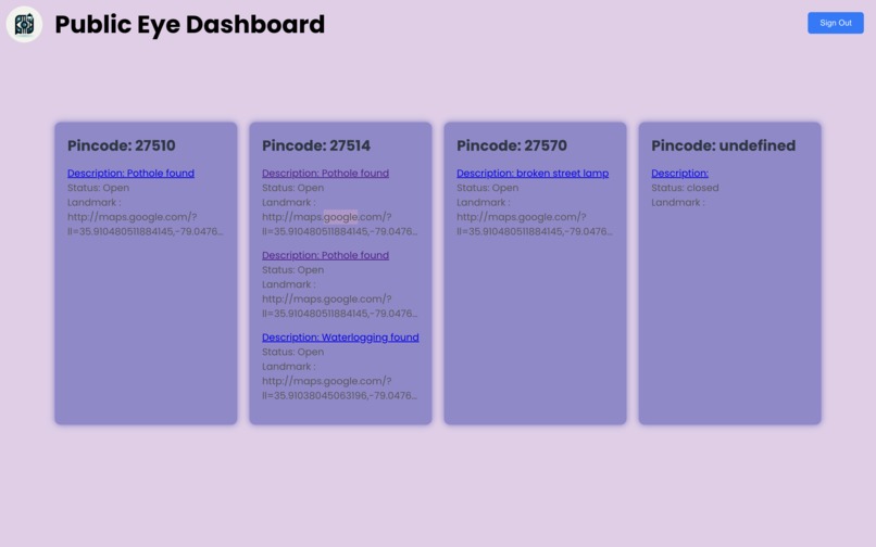 PublicEye – screenshot 1