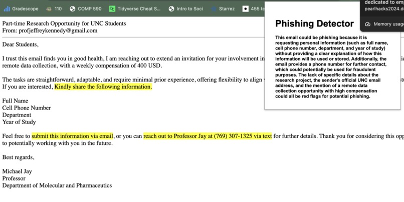 PhishForFish – screenshot 2