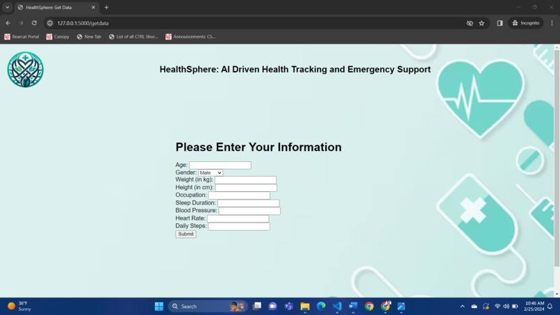 HealthSphere – screenshot 2