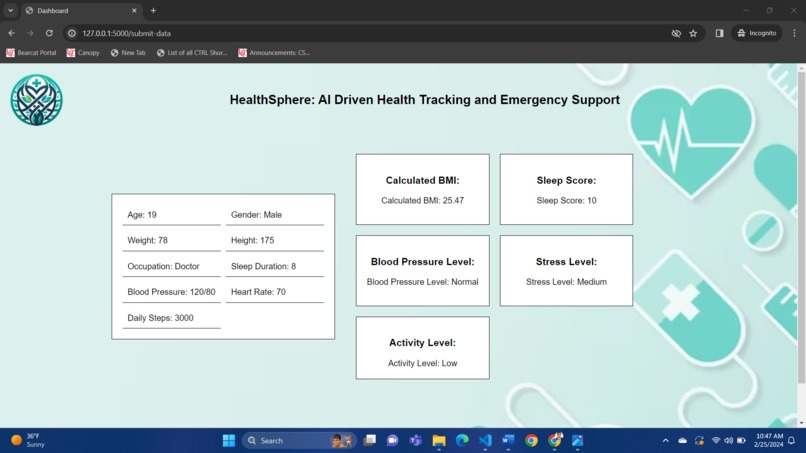 HealthSphere – screenshot 3