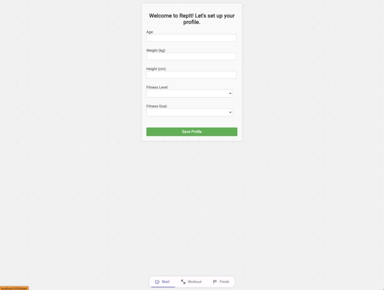 RepIt - Your Personal AI Trainer – screenshot 1
