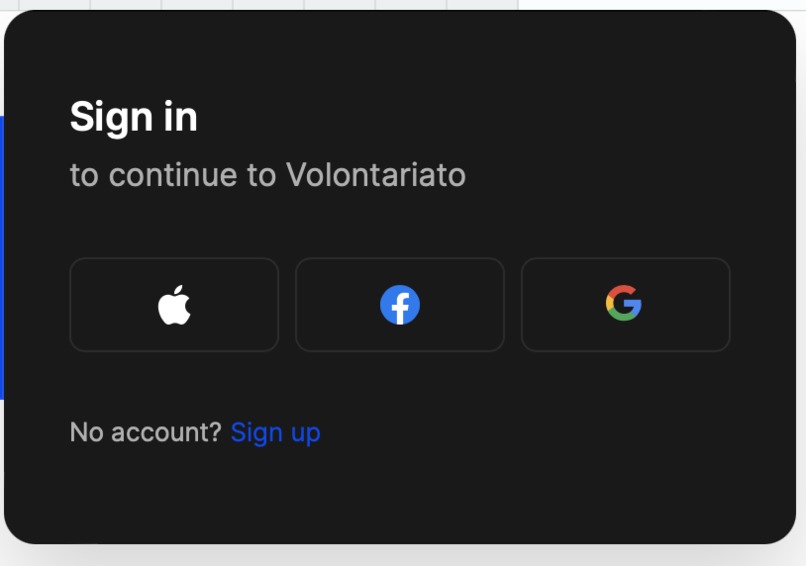 Volontariato – screenshot 1