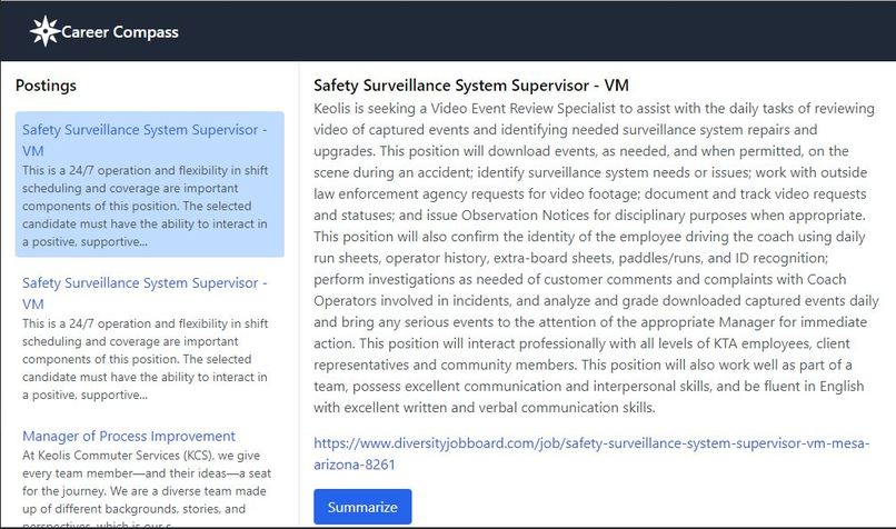 Career Compass – screenshot 4