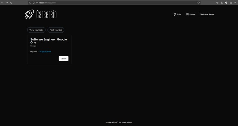 Job Post – screenshot 1