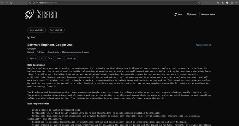 Job Post – screenshot 4