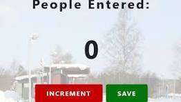 Passenger Counter App – screenshot 1