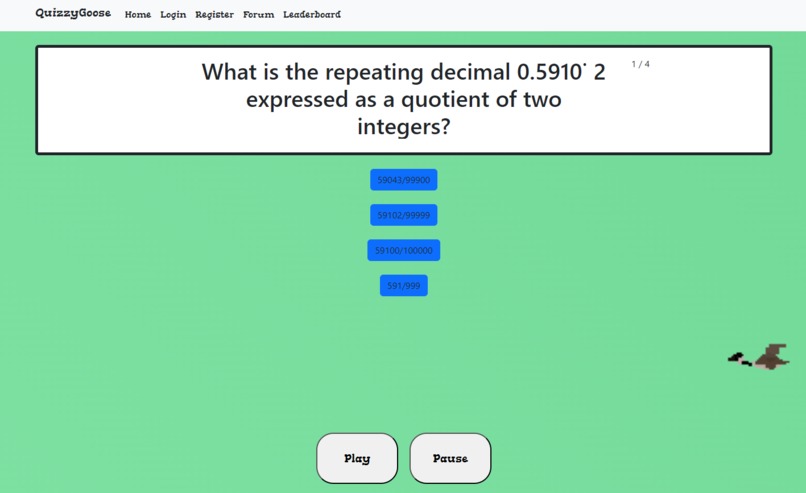 QuizzyGoose – screenshot 5