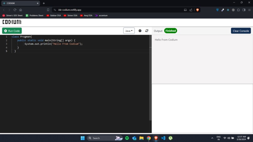 Codium – screenshot 1