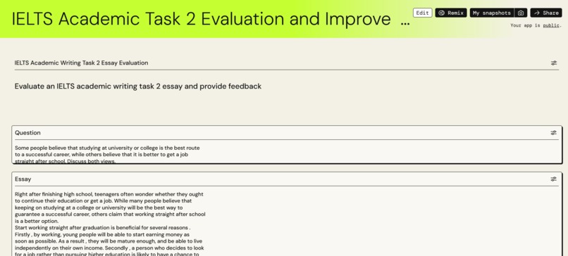 Academic IELTS Task 2 Instructor – screenshot 1