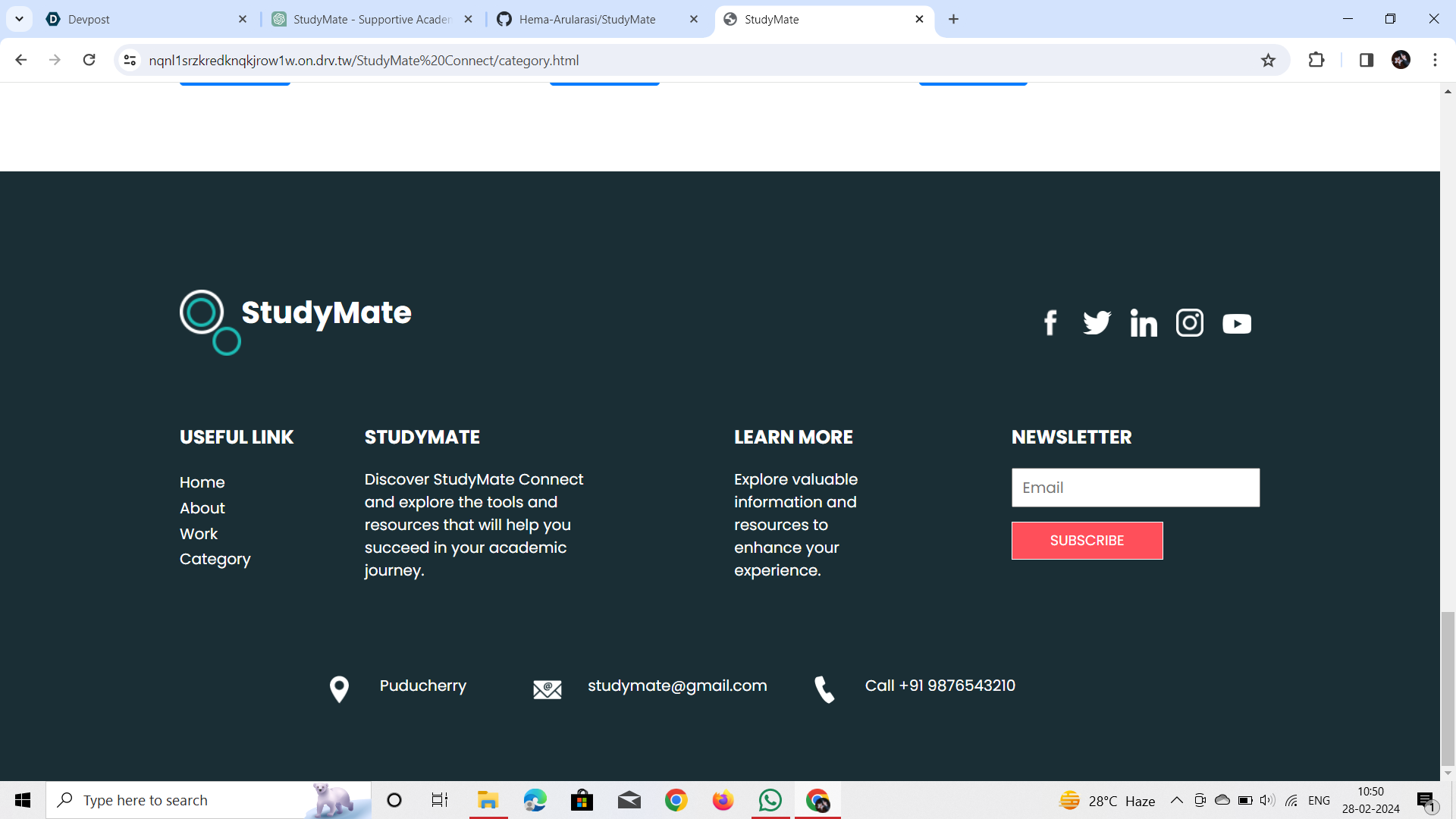 StudyMate Connect | Devpost