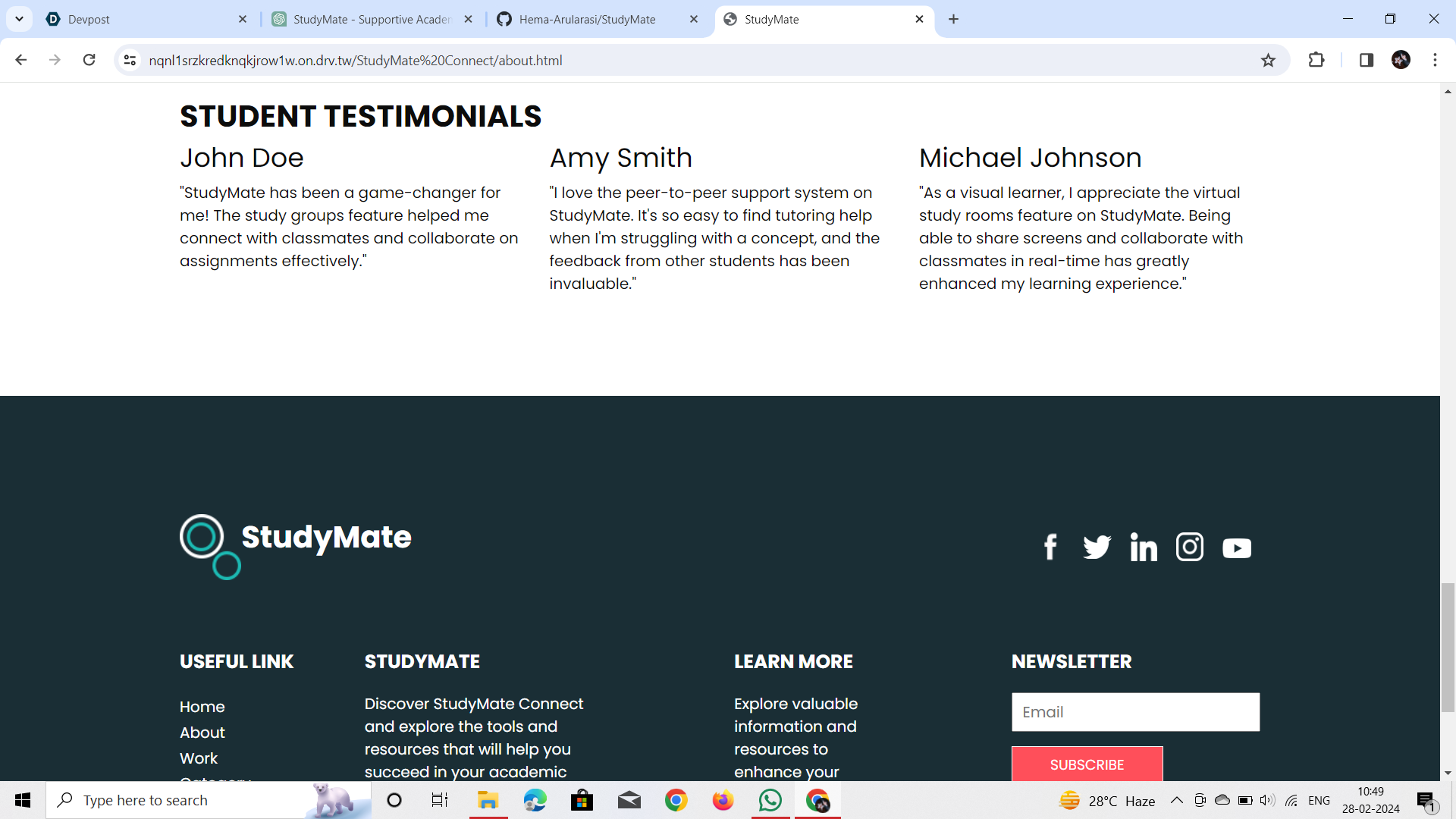 StudyMate Connect | Devpost
