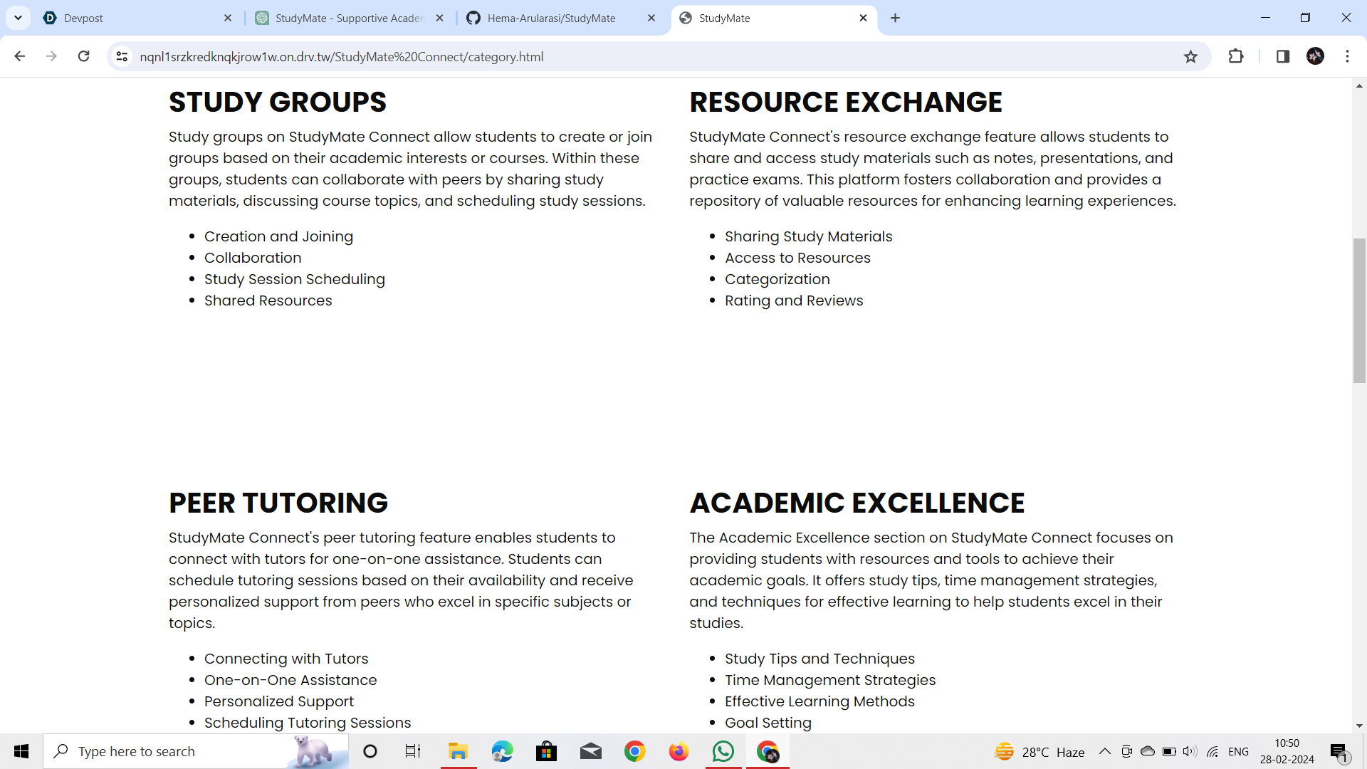 StudyMate Connect | Devpost