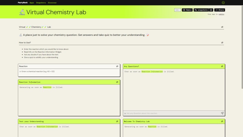 Virtual Chemistry Lab – screenshot 1