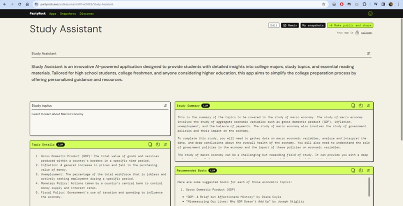 Study Assistant – screenshot 1